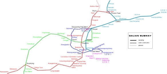 Will 5 Lines Change Dalian ?
