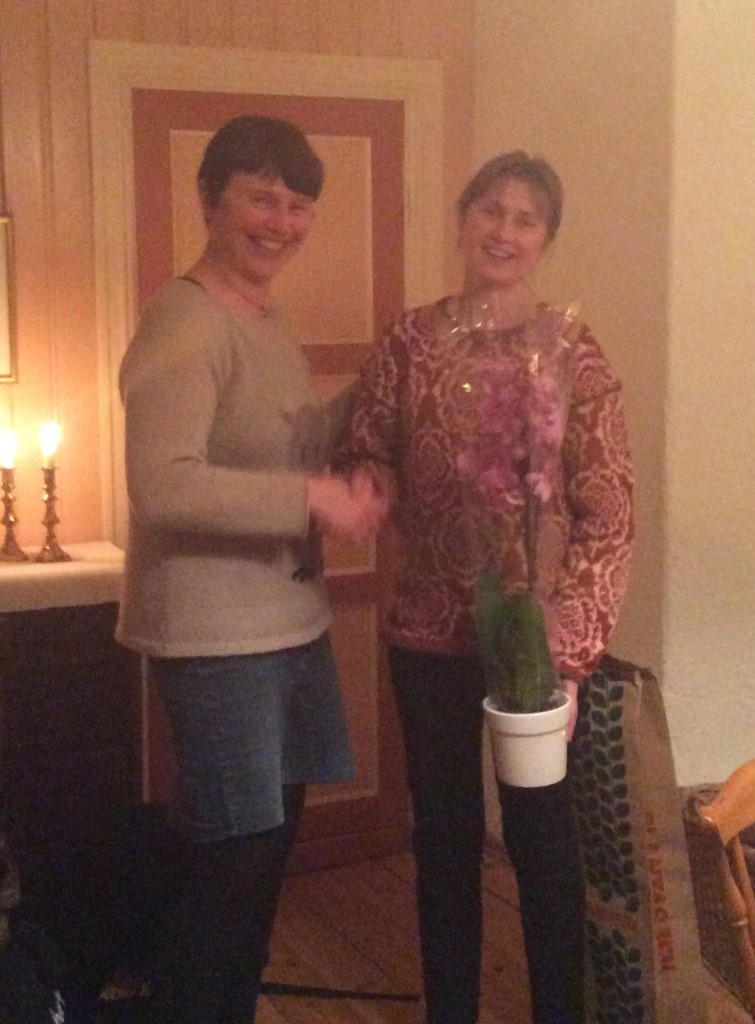 Solvor ble takket av for innsatsen som kasserer på Årsmøte