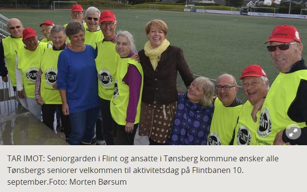 Stor suksess på Årets aktivitetsdag for seniorer på Flint ESSO arena.