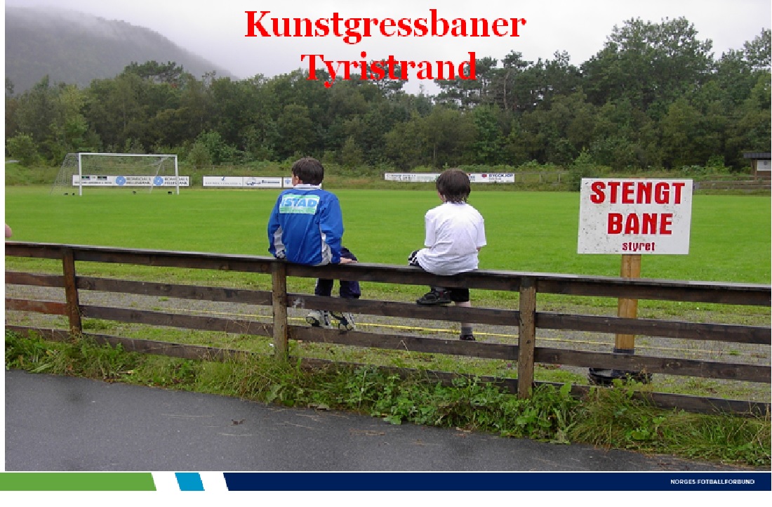 Presentasjon kunstgressbaner - vist på årsmøte 2016