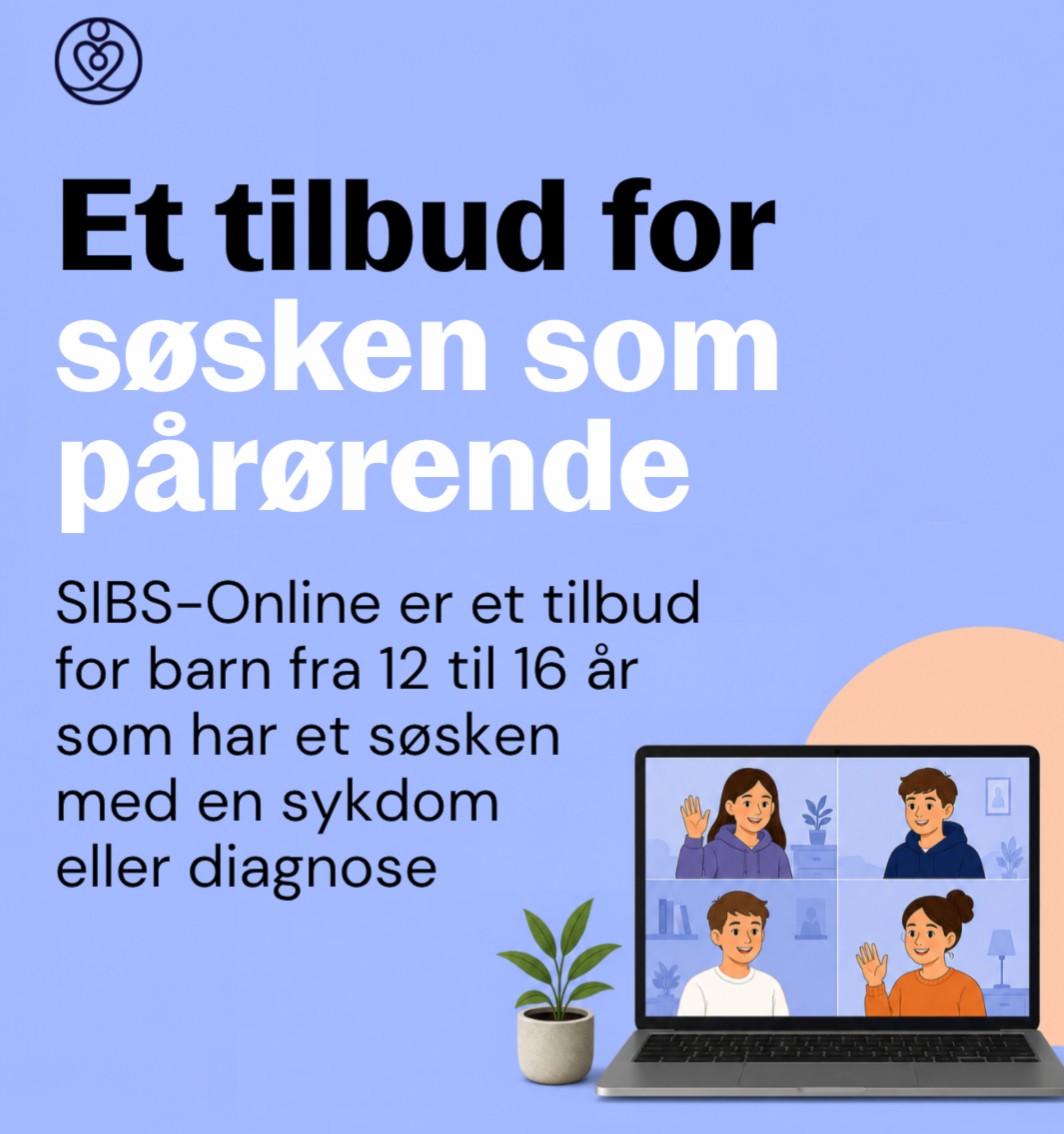 Image for Nye grupper i SIBS-Online – et tilbud til søsken som pårørende