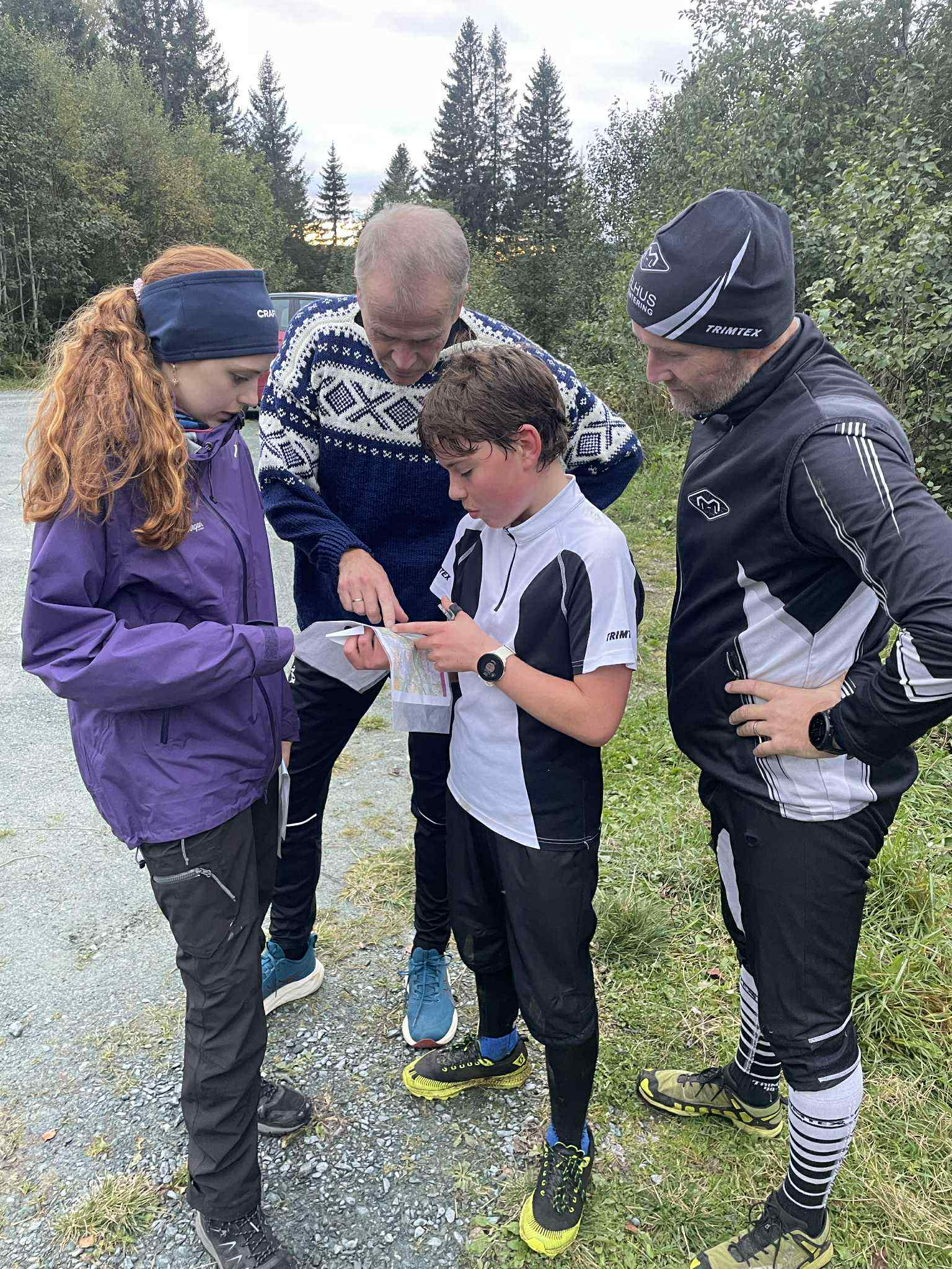 Trening fra Lauvåshaugene onsdag kveld