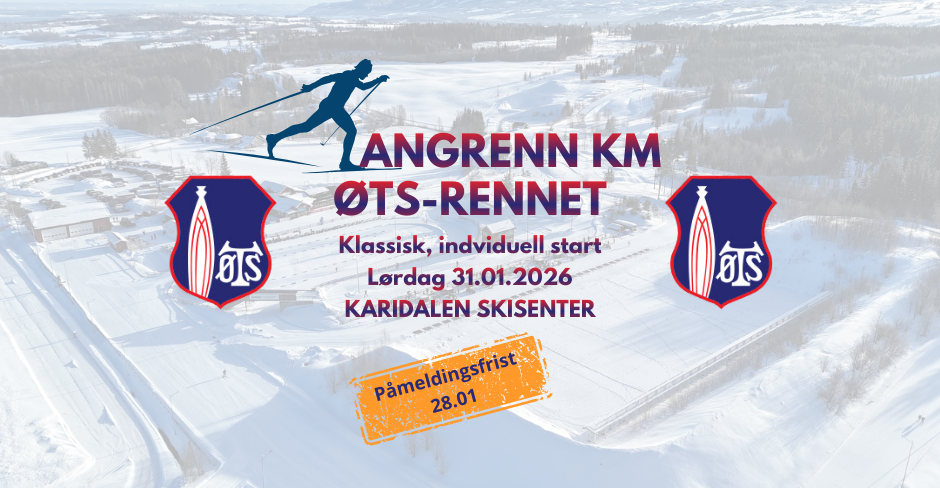 VELKOMMEN TIL ØTS-RENNET 31.01