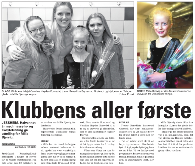 Vi gratulerer med flott debut!