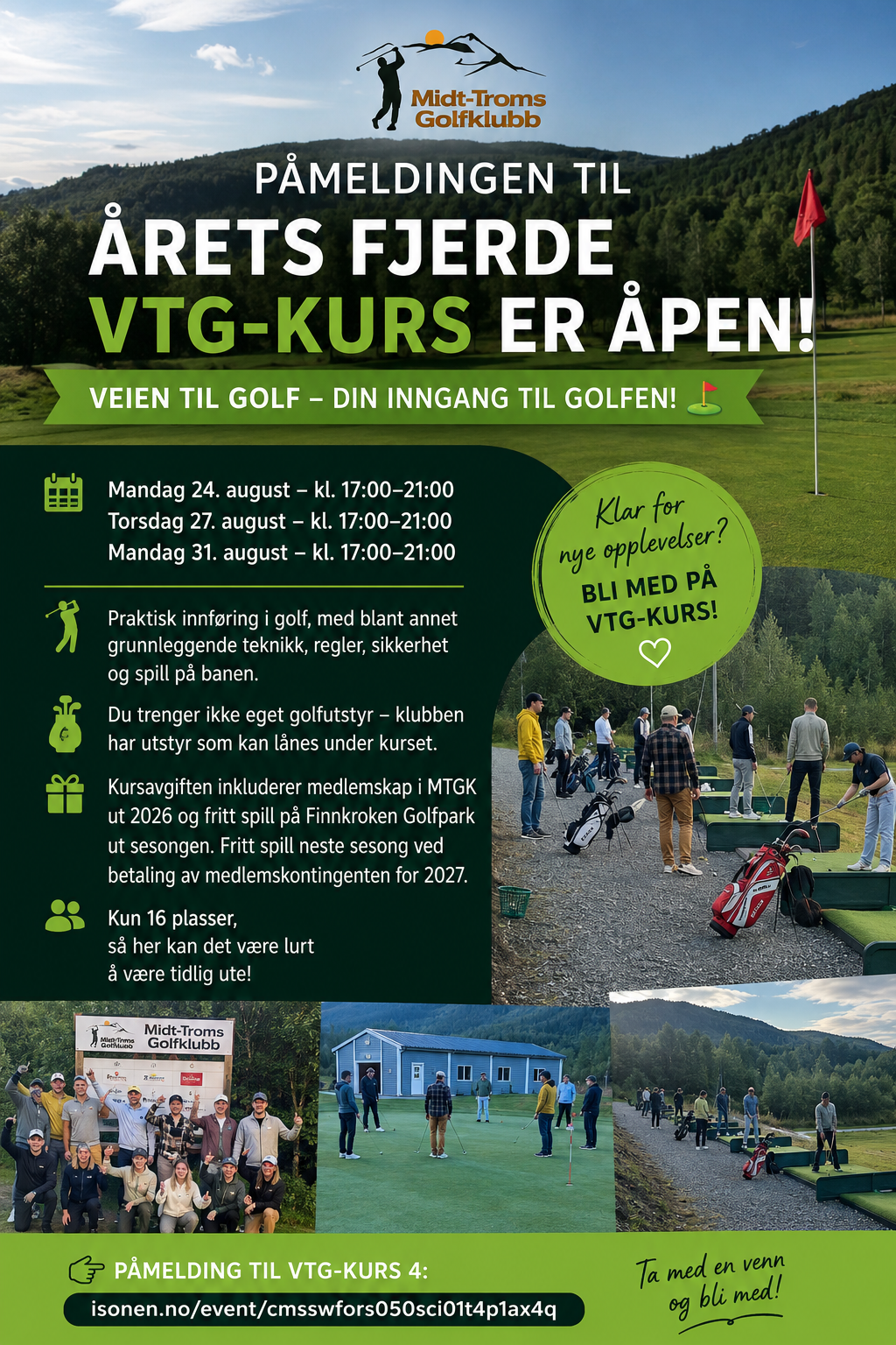 Image for PÅMELDINGEN TIL ÅRETS FJERDE VTG-KURS ER ÅPEN!