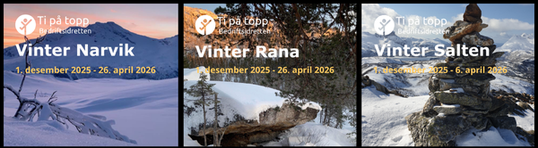 Ti på topp vinterutgaven starter 01.12.25