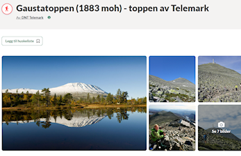 Tur til Gaustadtoppen