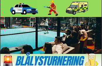 Padel turnering regi av blålys lørdag 25/10 (få plasser igjen)
