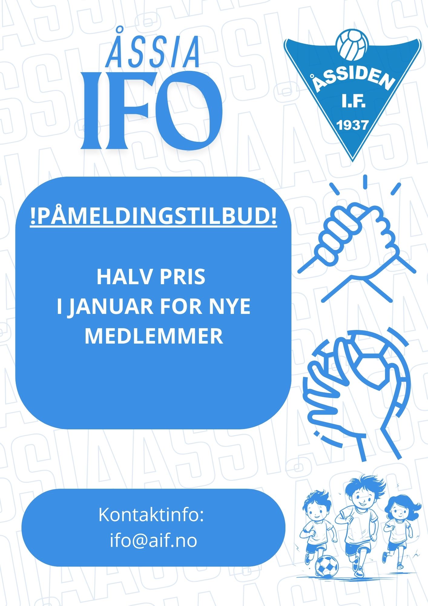 HALV PRIS PÅ IFO I JANUAR!