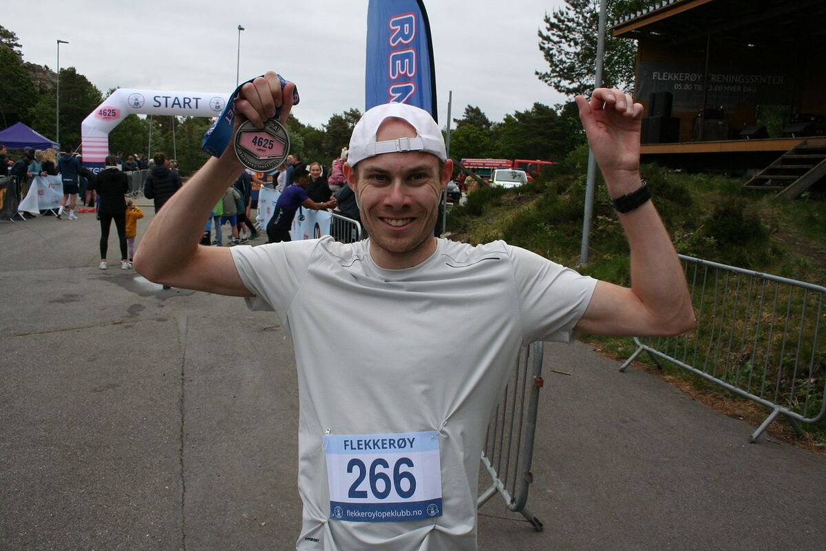 Åsmund Wiberg nr 5 i Oslo Maraton