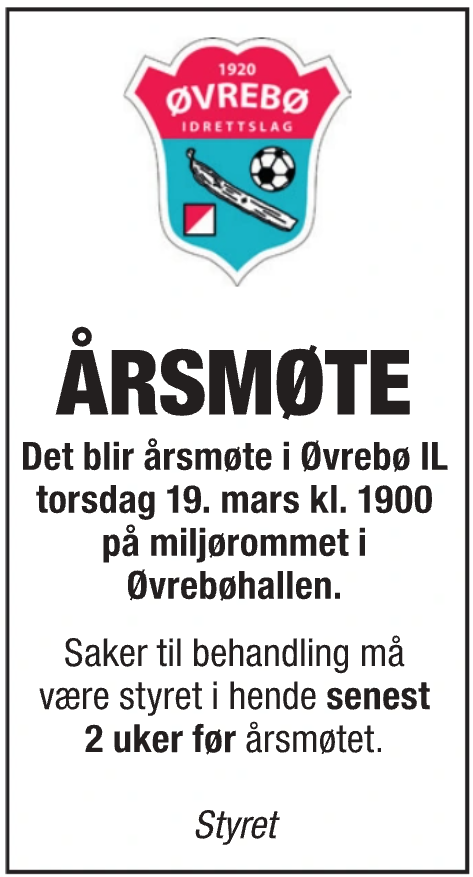 Årsmøte