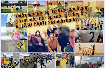 Volleykonger og volleydronninger er i gang - plass til flere i trimgruppa