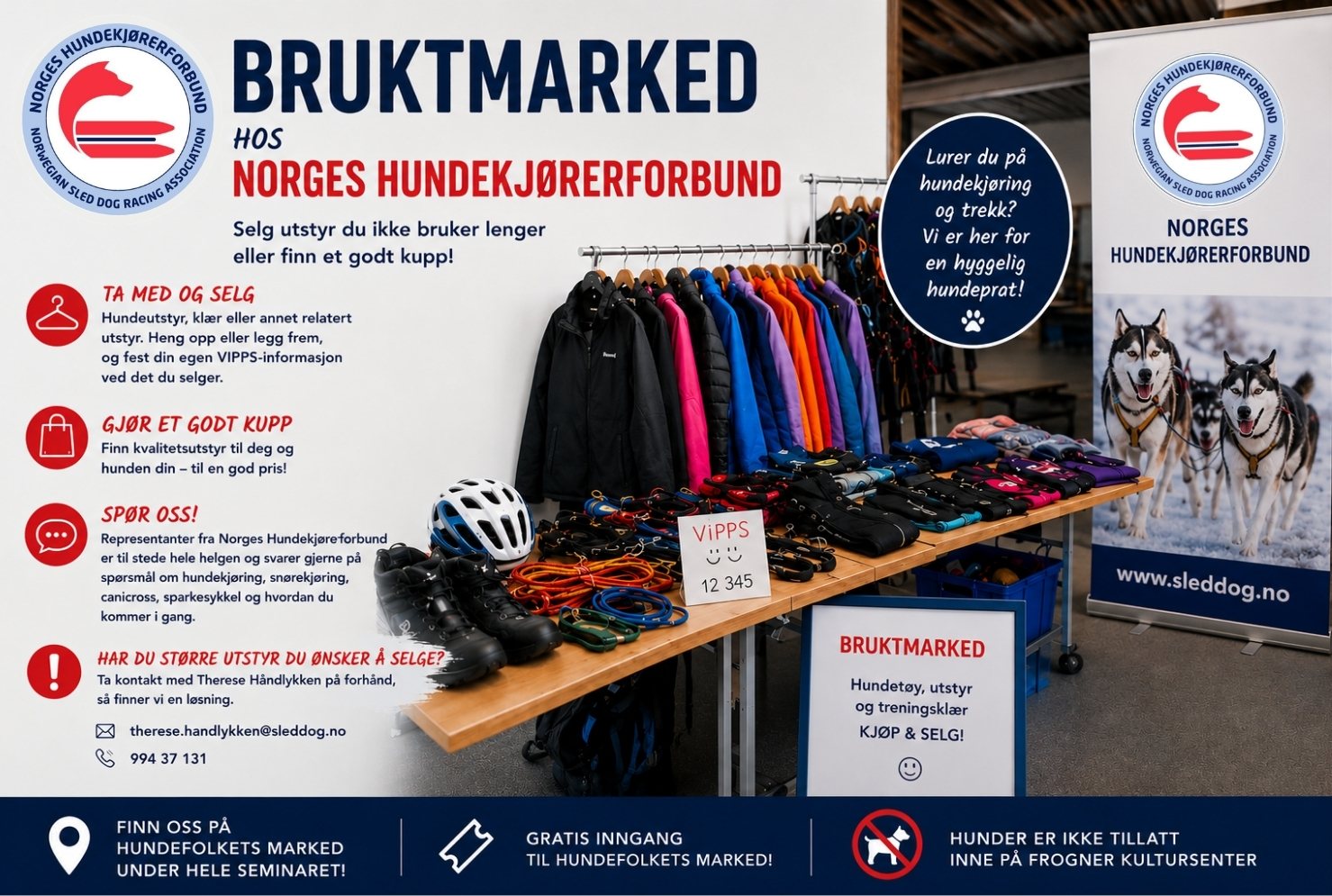Image for Bruktmarked på årets hundekjørerseminar 