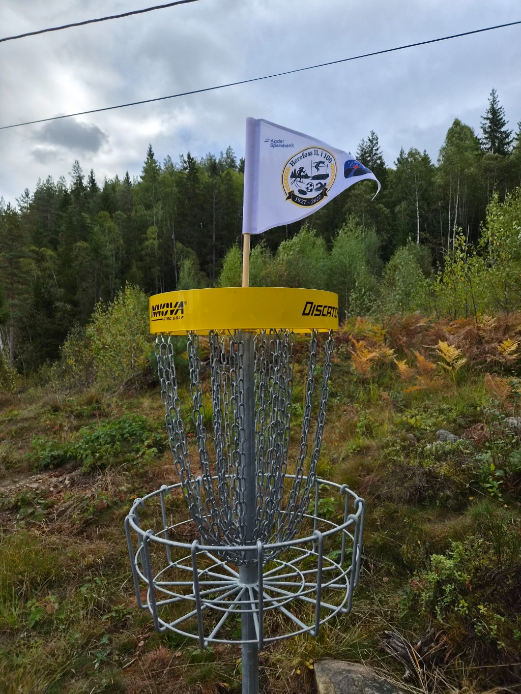 Åpning frisbeegolf