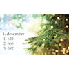 Trekningstall julekalender 2024