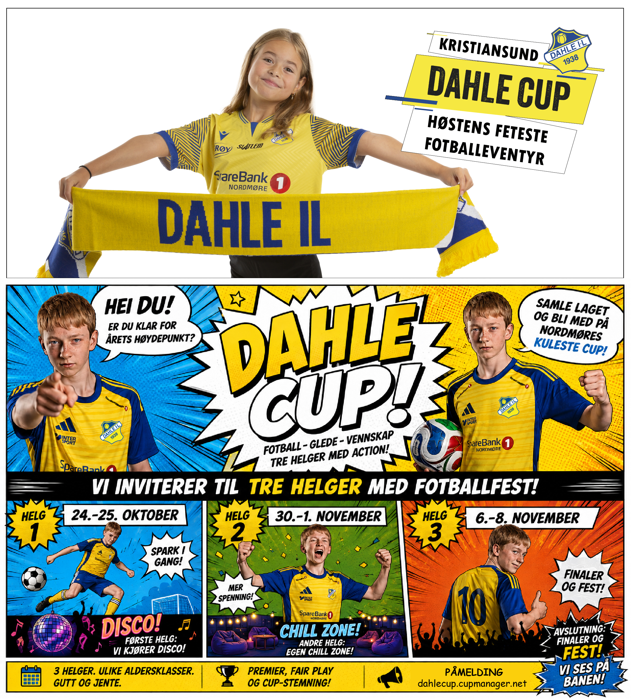 VELKOMMEN TIL DAHLE CUP 2026