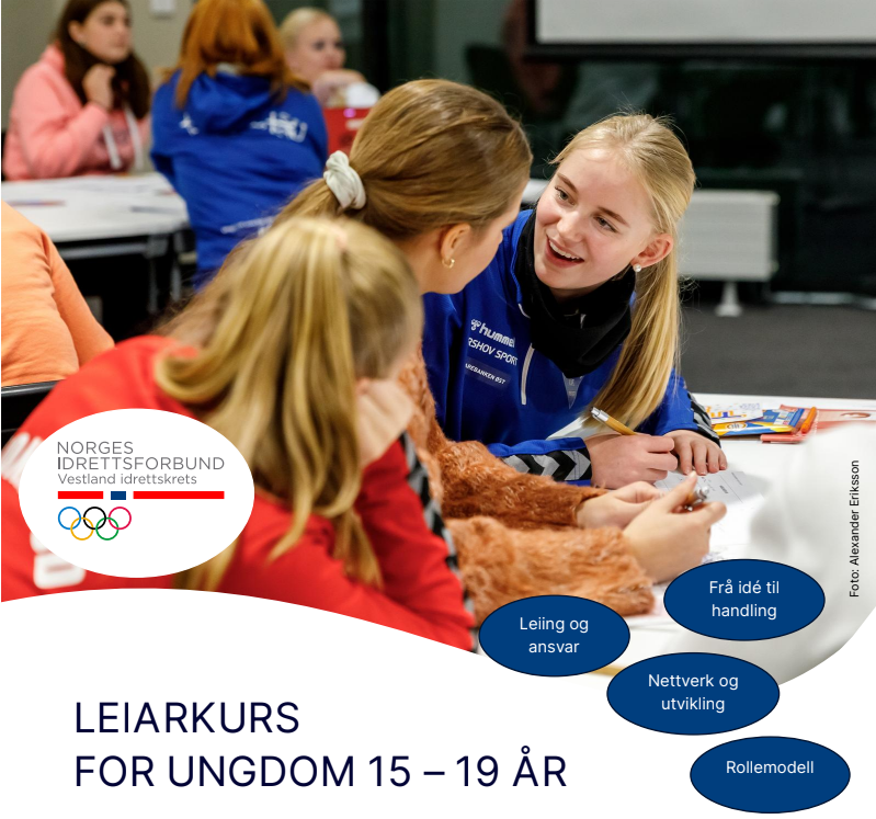 Leiarkurs for ungdom 15-19 år - januar 2026