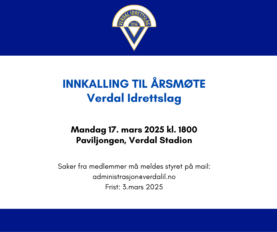 Image for Årsmøte Verdal IL 2025