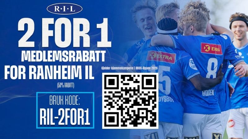 Image for Medlemstilbud: 2 for 1 i OBOS-ligaen i 2026
