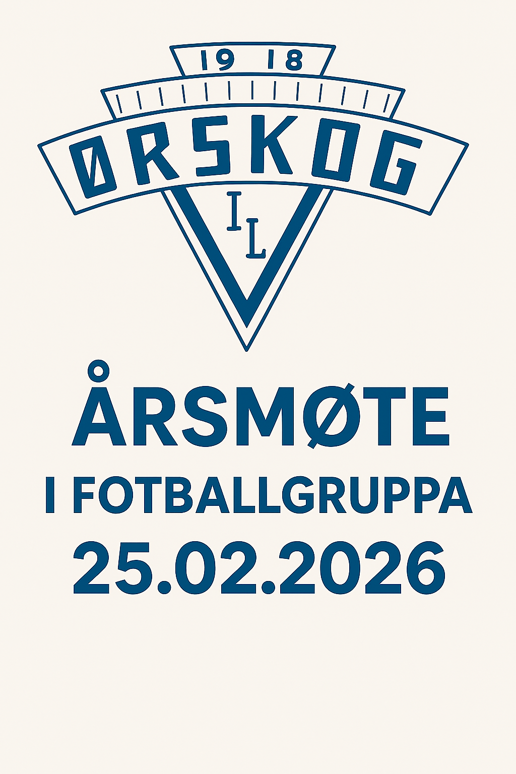 Image for Årsmøteinnkalling – Ørskog IL Fotball ⚽