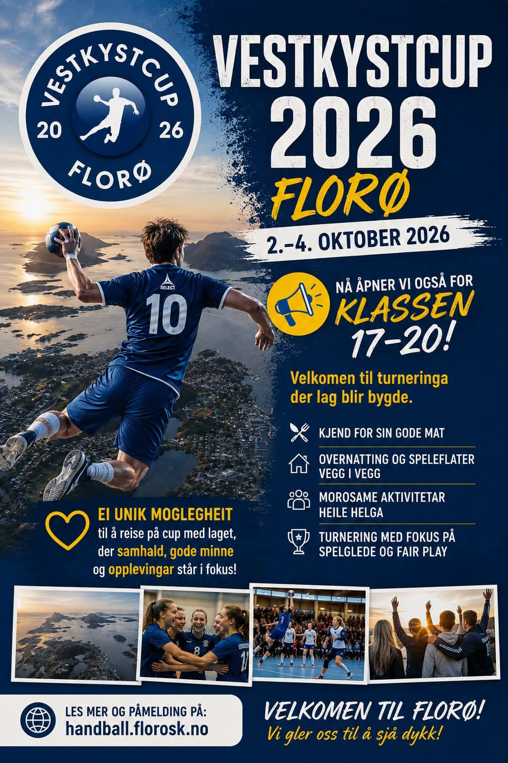 Image for Vi opnar for klassen 17-20 år i Vestkystcup