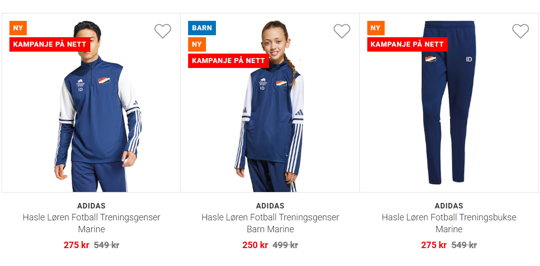 Gode tilbud på Hasle-Løren treningstøy!