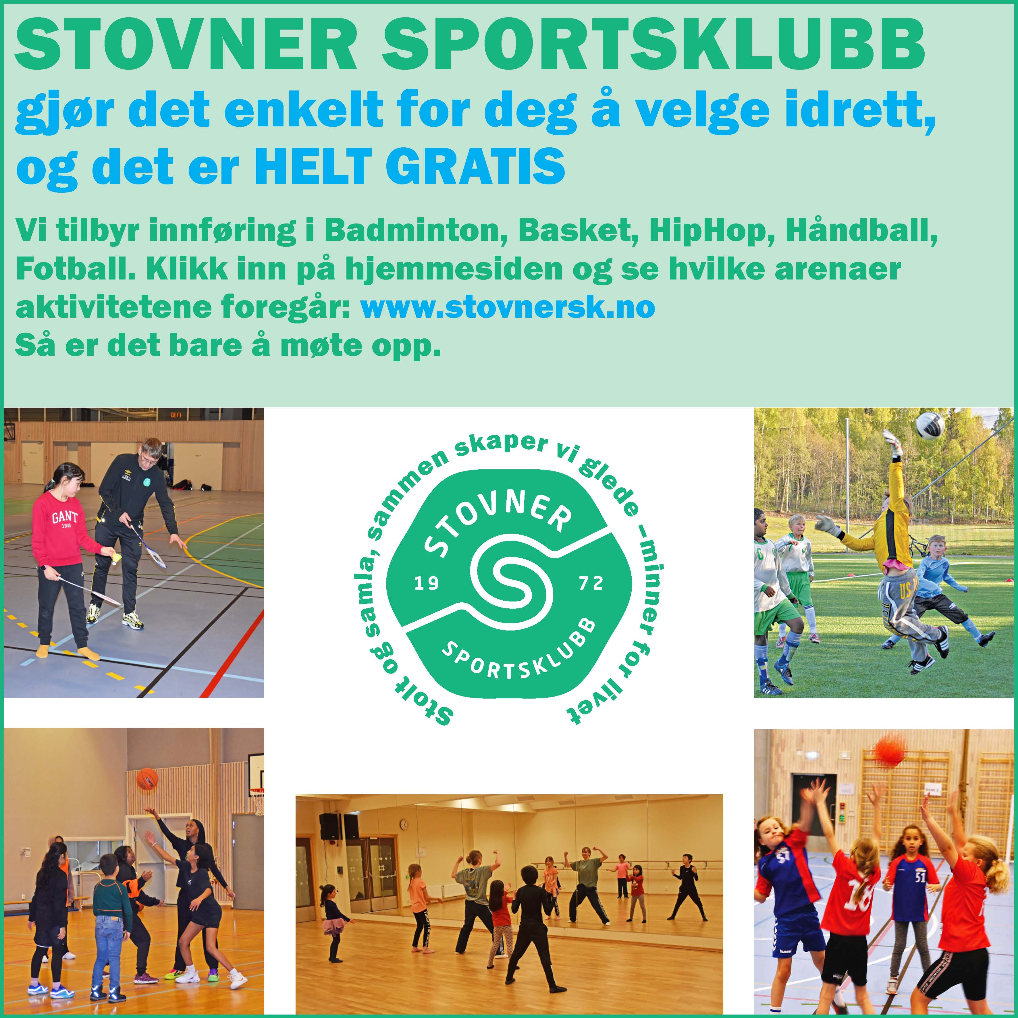 Høsttilbud: Gratis innføring i noen av våre idretter