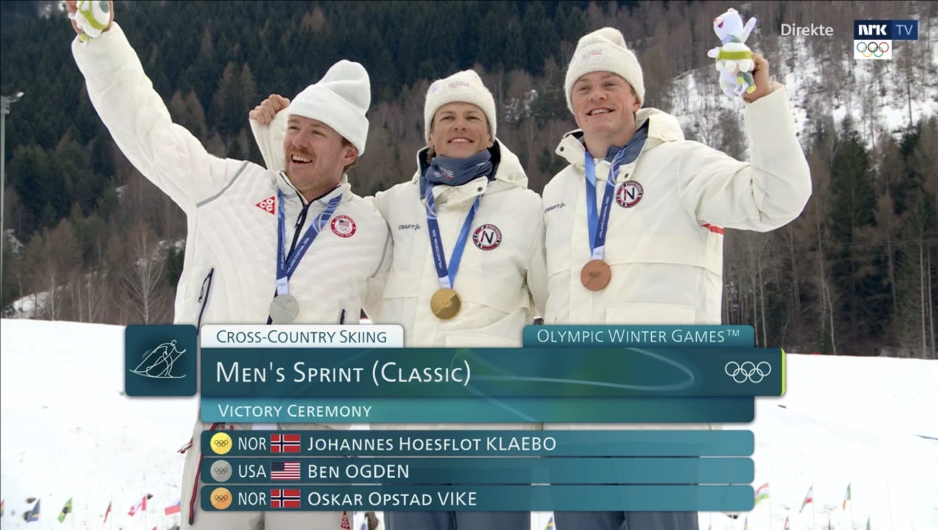 Image for Bronse til Oskar i OL-sprinten – sterk innsats også av Ingrid