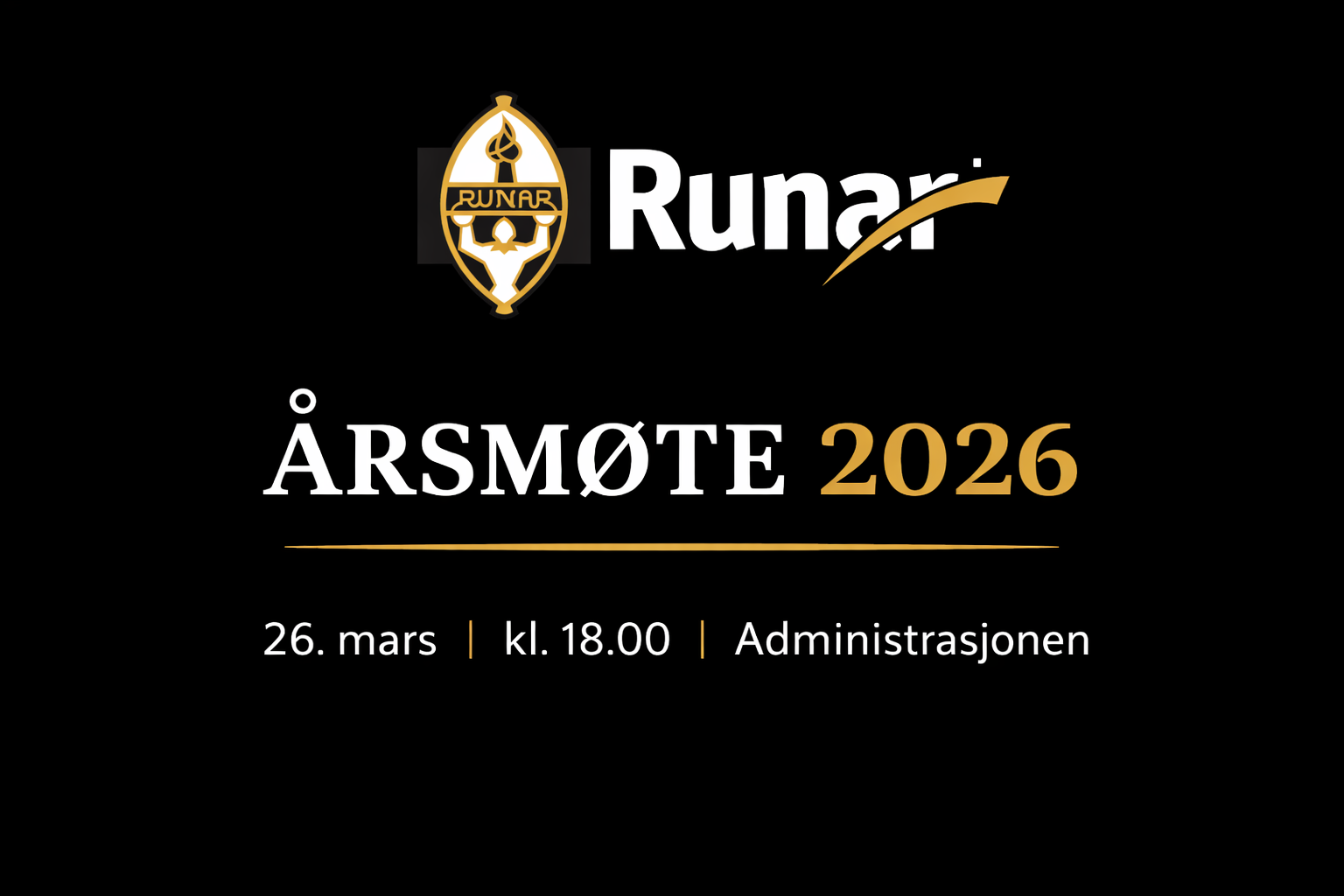 Image for Årsmøter i Runar AIL 2026