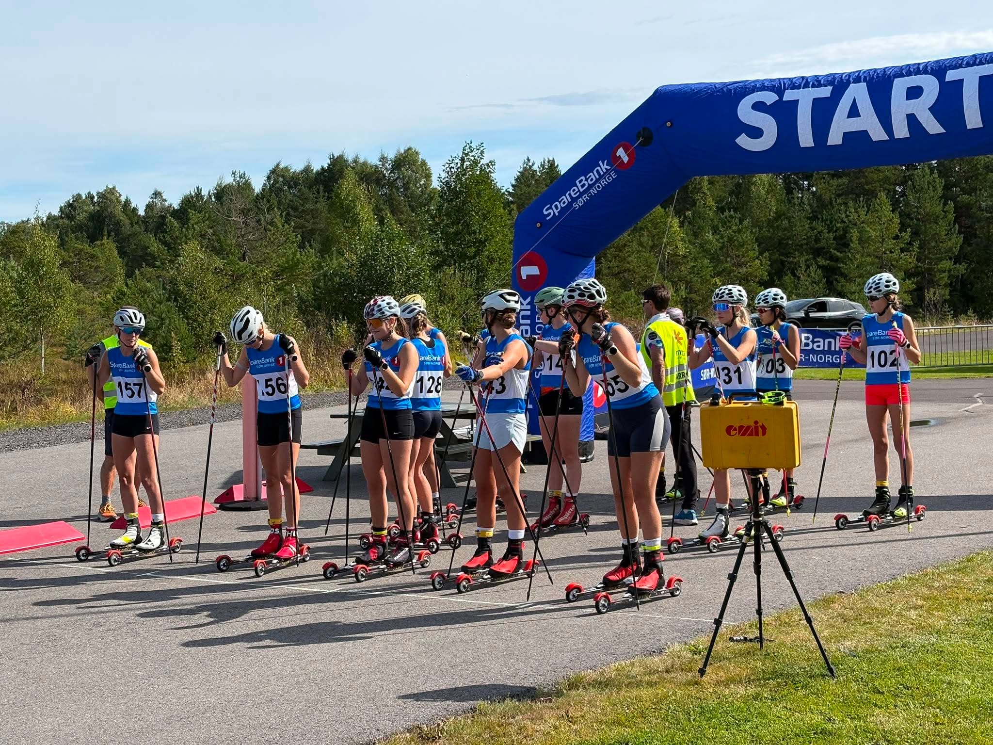 Mange flotte utøvere og prestasjoner på KM Rulleski i helgen