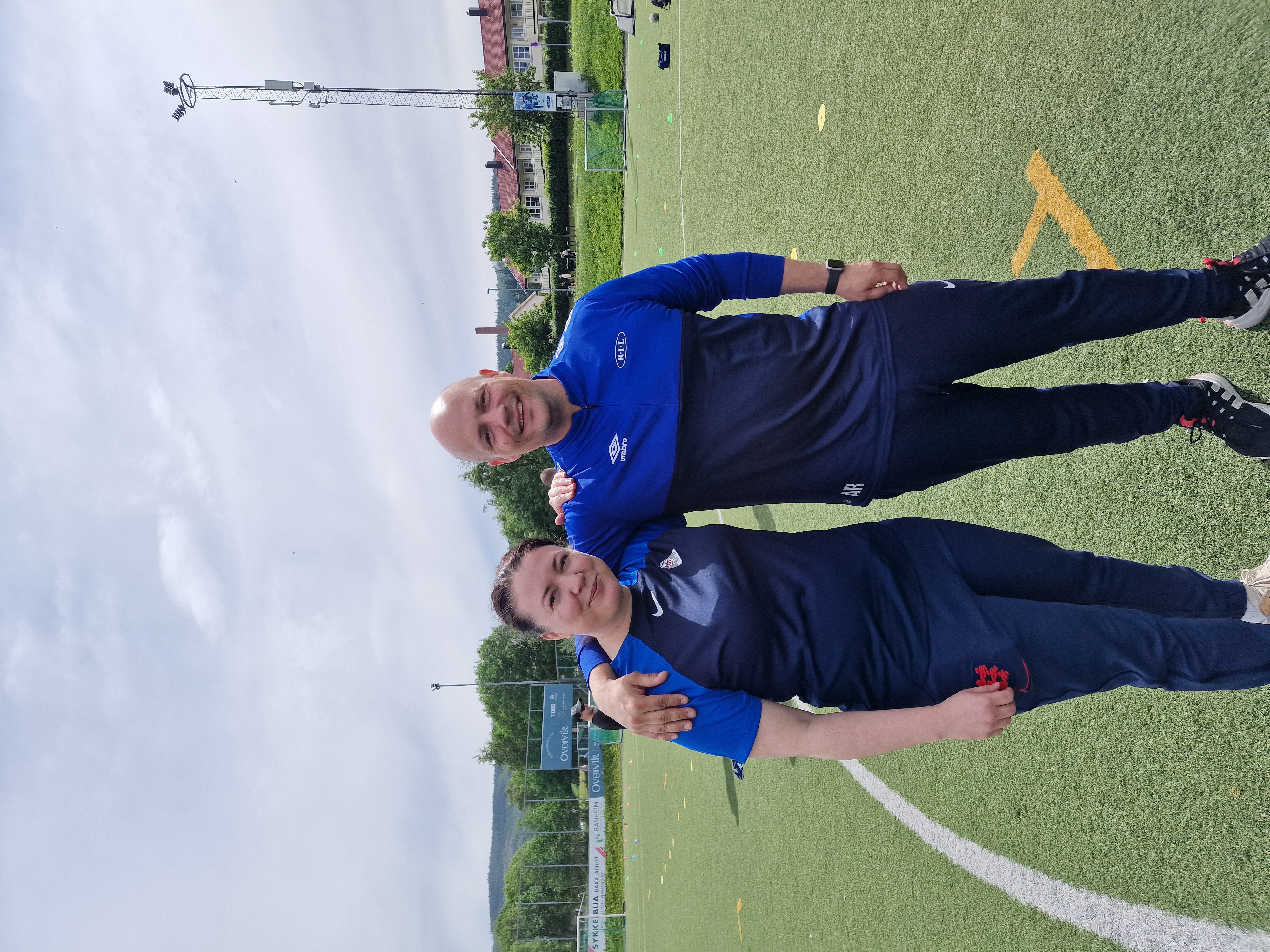 Hanne og Allan på UEFA B