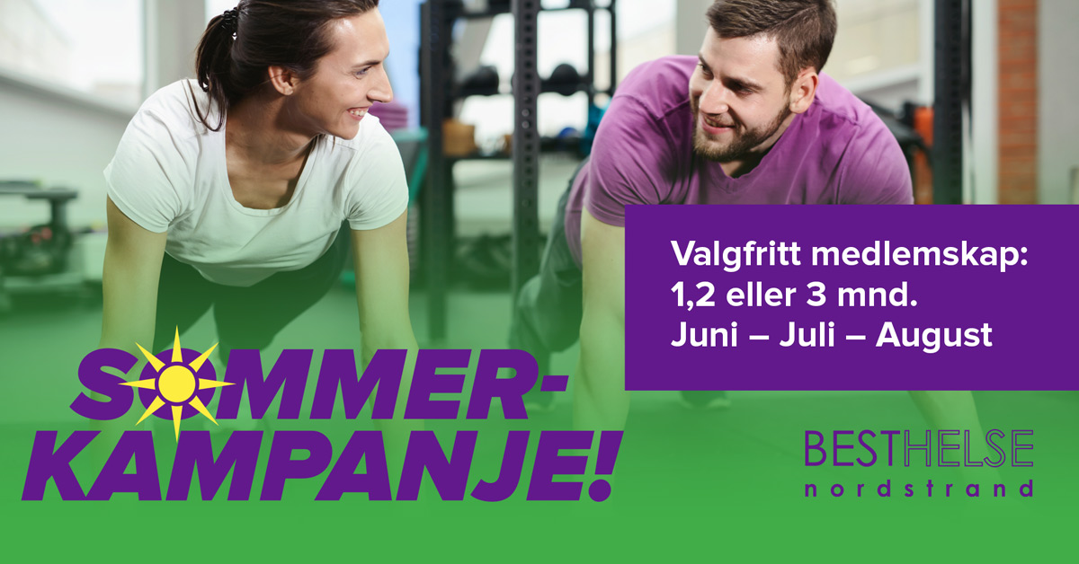Sommertilbud på Best trening
