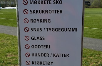 Ta vare på anlegget vårt!