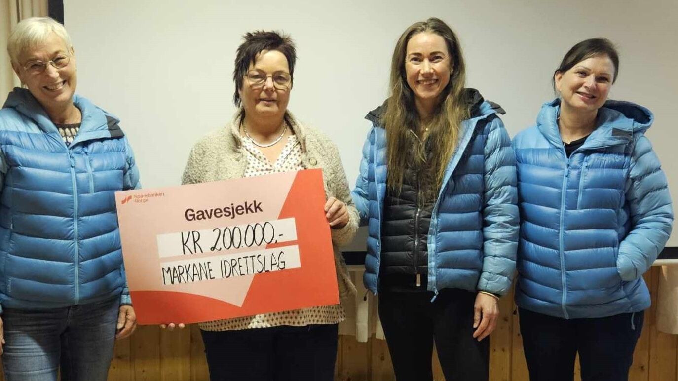 200 000kr i gåvemidlar frå Sparebanken Norge!