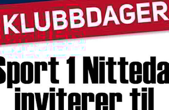 Klubbdager på Sport1 Nittedal 12 og 13.November