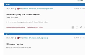 Stevnesesongen er i gang - og det er også Marker sparebank poengcup 2024!