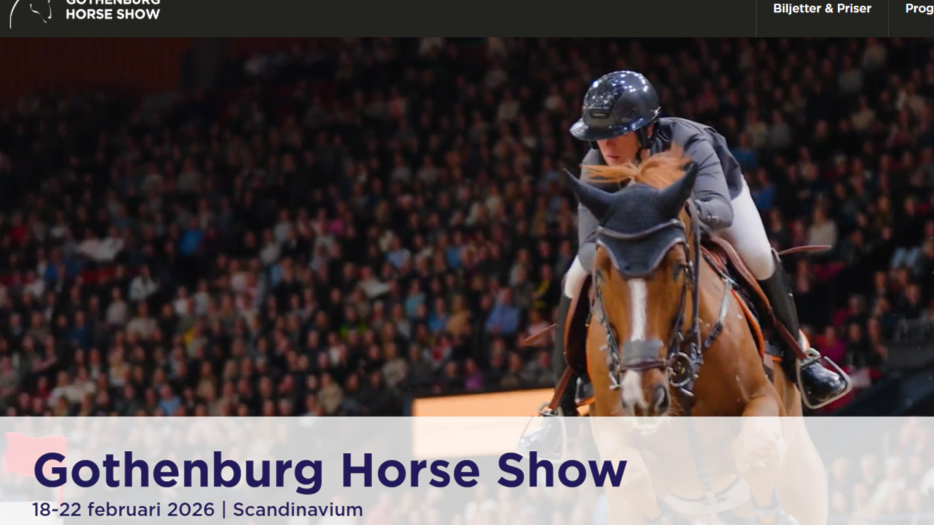 Blir du med til Gøteborg Horse Show?