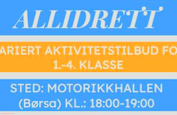 Allidrett i samarbeid med Skaun IL og Børsa IL