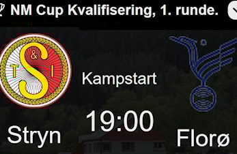 Stryn møter Florø i cupen i kveld. - Berre å gje gass!