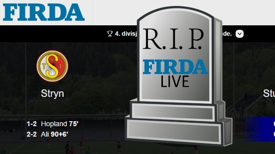 Image for Slutt for Firda Live