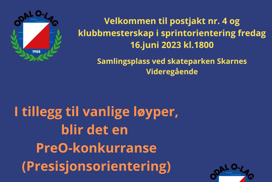 Postjakta, Klubbmesterskap sprint