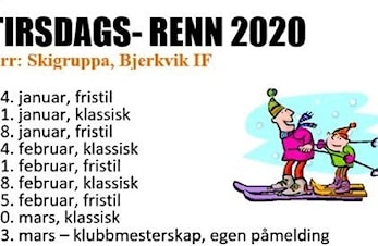 Tirsdagsrenn 2020