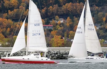 God bør og spennende seiling på sesongens siste regatta
