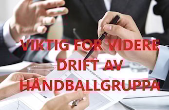 Situasjonen i håndballgruppa - viktig melding