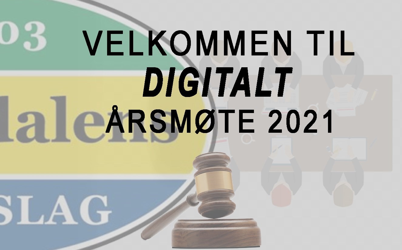 Velkommen til Idrettslaget digitale årsmøte 2021
