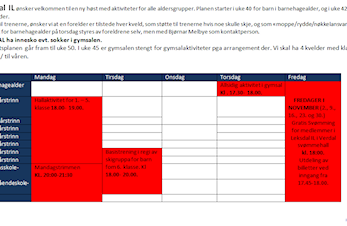Aktivitetsplan allidrett