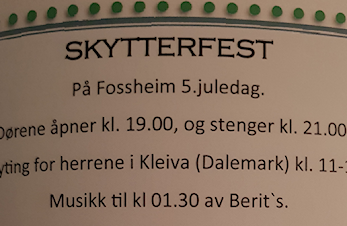 Skytterfest. MØT OPP