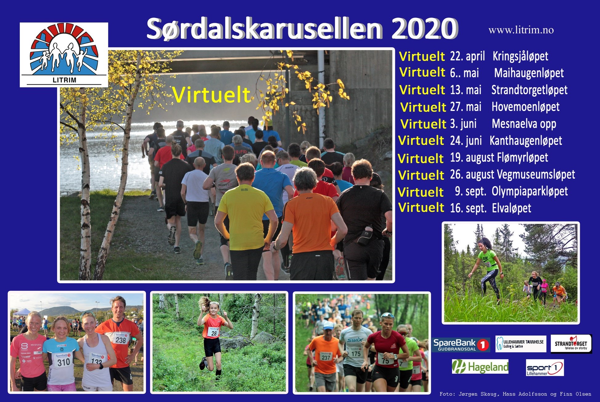 Resten av løpene i Sørdalskarusellen i år blir også virtuelle!