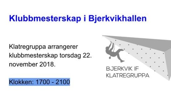 Klubbmesterskap i klatring