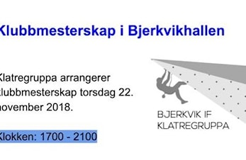 Klubbmesterskap i klatring
